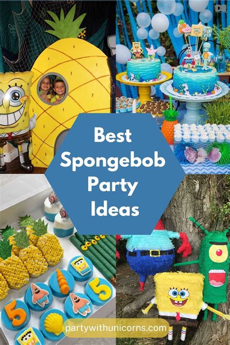 spongebob house decorations|spongebob party decorating ideas.